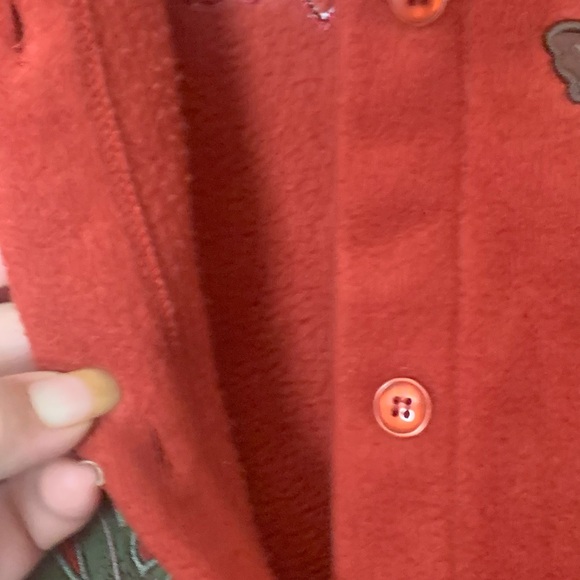 FALL LEAVES C.H.Banks jacket coat patchwork size 3X button down, warm festival - Picture 9 of 13